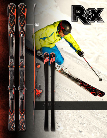 K2 Bolt With ROX System a GS Skis