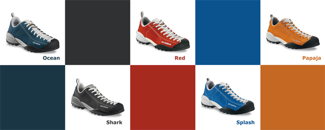 Scarpa Mojito colore Ocean, Red, Shark, Papaja e Splash